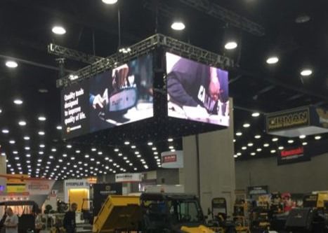 P10 Display LED esportivo ao ar livre a cores completas para estádio de futebol/basquetebol