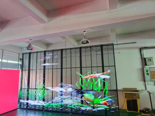 Indoor P3.9-7.8 Full Color Transparent Led Display Screen SMD Curved Glass For Showcase (Escranho de LED transparente em cores completas e de vidro curvo para vitrine)
