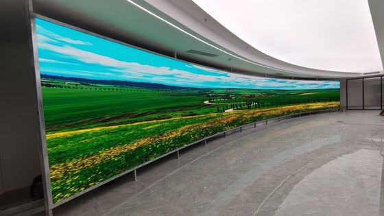 Material de gabinete de alumínio e tela LED fixa com tamanho de gabinete personalizado e Mtbf 5000 horas