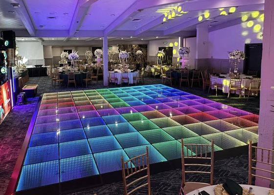Bom preço IP65 P6 LED DJ Stage Dance Floor Cabinet de energia à prova d'água Sistema LSN on-line