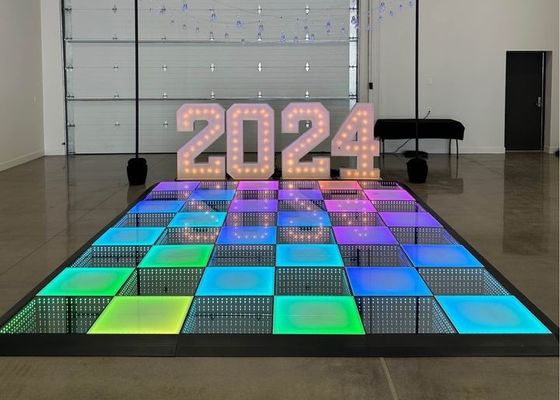 Bom preço P3.91 Iluminação LED a cores interiores Piso de dança 250*250 mm Modulo LED 65410 pontos/metro quadrado on-line