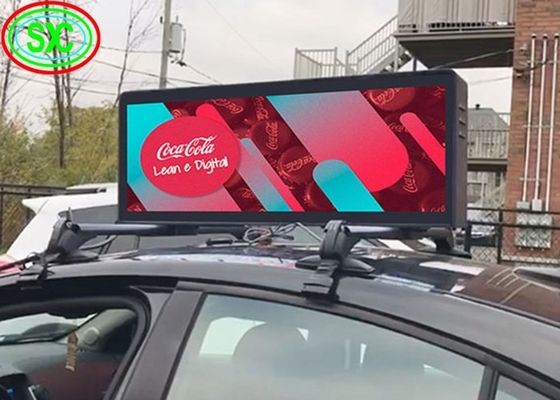Display de sinalização LED de carro com tamanho de passo de 3 mm e modo de controle assíncrono