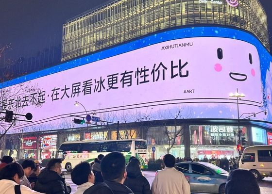 Estádio de futebol ao ar livre Full Color Led P10 High Brightness HD 960*960mm Billboard