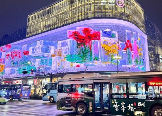 Bom preço Aluguer Flexible Flicker Free P10 LED Display Box 1/4 Modo de varredura IP67 On-line