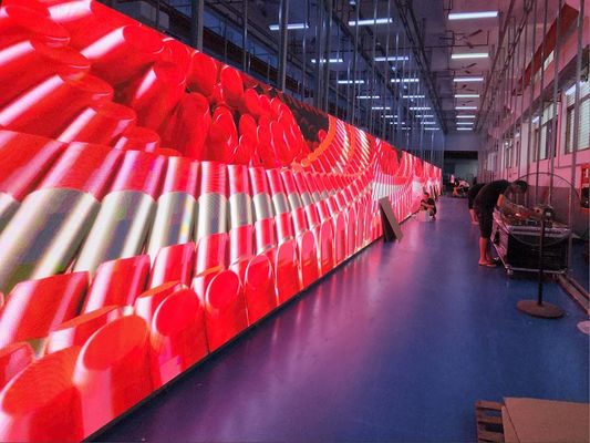 1.25 Pixel Pitch RGB LED Display com 10000 horas de vida útil e 600 * 337.5mm Cabinet Size