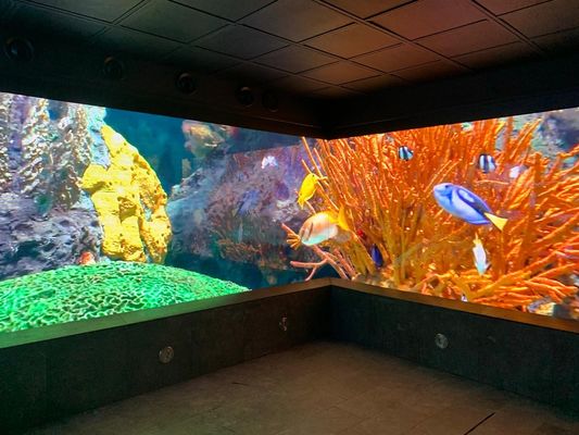 P5 Ecrã curvo LED para publicidade exterior SMD2121, brilho 2500 nits