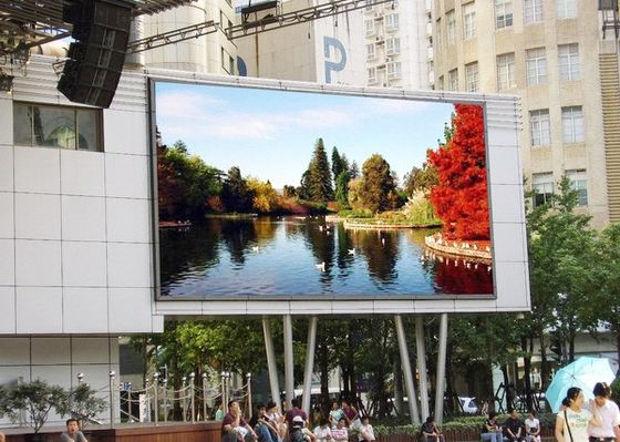 Bom preço Display de publicidade LED exterior à prova d'água estático a cores completas P16 DIP on-line