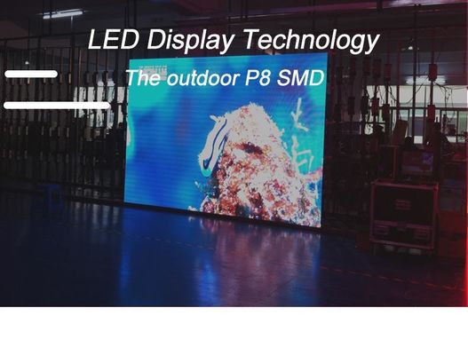 Bom preço Varredura exterior de alta resolução da cor completa SMD3535 1/4 de exposição de diodo emissor de luz da cor completa de IP65 P8 on-line