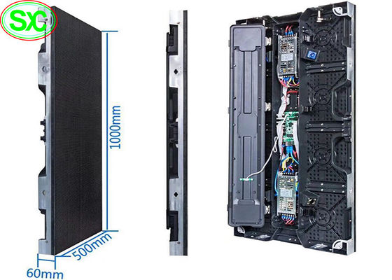 Visualização ótica alugado completa interna 500x1000mm do diodo emissor de luz da cor P4.81 para eventos