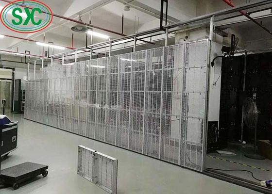 Bom preço G3.91-7.82 Parede de vídeo transparente de cor ultrafina SMD2525 IP54 Longa vida útil on-line