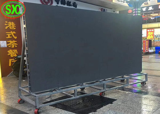 Bom preço Tela video alugado exterior da parede do diodo emissor de luz da exposição de diodo emissor de luz P4.81 com construção de aço móvel on-line