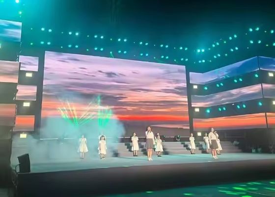 Bom preço Concert Stage Rental Die-Cast Alumínio Indoor Full-Color LED Display P5 HD Grande Ecrã Alta Resolução on-line