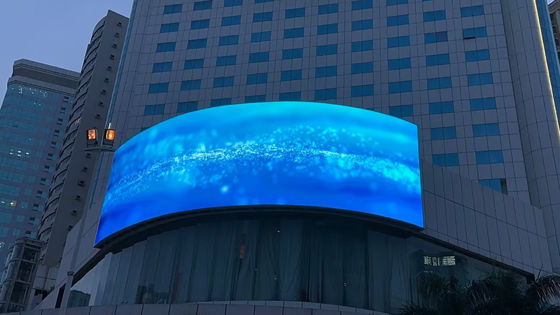 Bom preço P10 Armários de aço de LED exterior de cores inteiras instalação fixa LED e tela de publicidade LED on-line