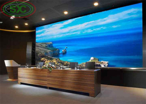 P4 Full Color Indoor LED Video Wall Screen 80*40 Resolução de módulo Panfletos publicitários