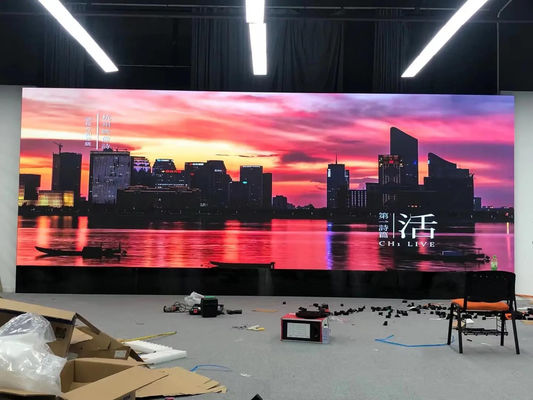 Bom preço P1.25 Ecrã LED de aluguer em cores interiores independente Material do gabinete de aço on-line