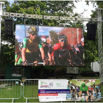 Ecrãs de exibição de publicidade LED para estádio de futebol
