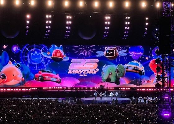 Bom preço P6 Full Color Large Stage LED Display Publicidade LED Panfletos estadio LED tela de exibição On-line