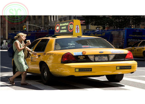 1R1G1B Configurações Display de sinalização LED de carro 96*32 Cm Tamanho 192*64 pontos Resolução do ecrã Ecrã LED