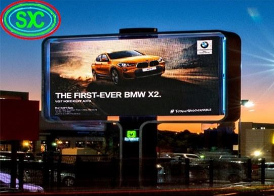 P5 P10 sinais de outdoors com taxa de atualização 3840HZ e durabilidade duradoura