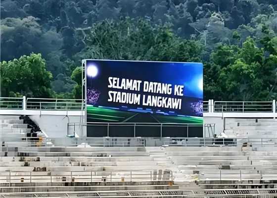 A exposição de diodo emissor de luz exterior, perímetro do estádio do MERGULHO de P16 P20 conduziu a economia de energia da tela