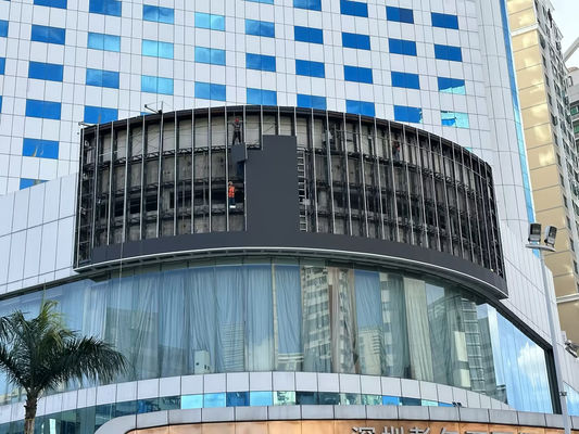 Display publicitário à prova d'água P6 SCX LED exterior Instalação fixa Exterior Display LED a cores completas para publicidade exterior