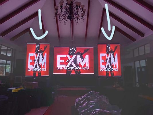 Projector LED RGB de 320*160mm A escolha definitiva para telas atraentes