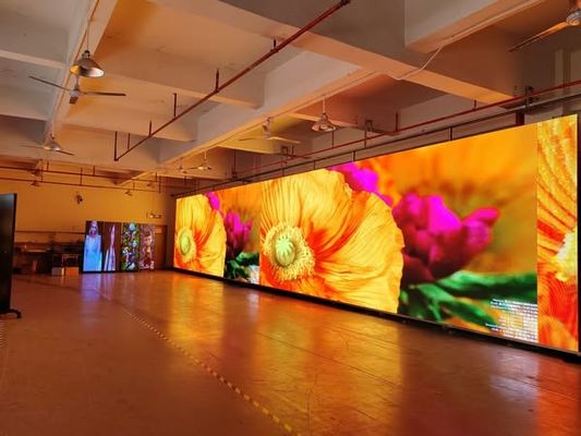 Bom preço Instalação de aluguer Modulo LED 32x16 tela P5 Cubo LED Exibição exterior à prova de água HD on-line