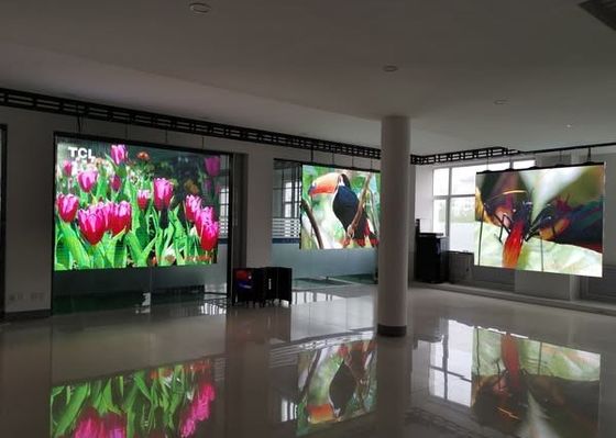 Bom preço Ecrã LED a cores para exterior com tamanho de armário de 500*500MM, encapsulamento SMD2121 e densidade de pontos de 250000 pontos/m² on-line