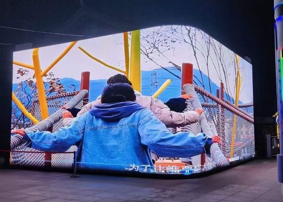 Bom preço P4 Ecrã de publicidade eletrônica em grande escala em alta definição em cores completas Grupo de filme macio interior on-line