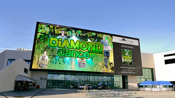 P6 Display LED fixo com método de manutenção de serviço traseiro e brilho de balanço de branco ≥7500cd/m2