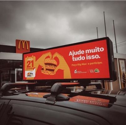 Painel LED de veículo com modo de comando assíncrono com padrão CE/ROHS/FCC/ISO2001 para soluções de iluminação automotiva