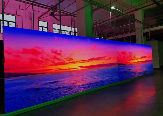 Bom preço Ecrã de alumínio fundido à prova d'água LED exterior 320*160MM P4 Ecrã de cinema LED interior on-line