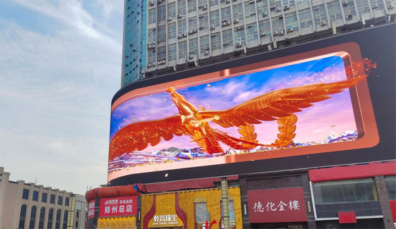 Bom preço SMD2121 Encapsulamento Exterior Full Color LED Display com 5500 brilho e 320x160mm Dimensão do módulo on-line
