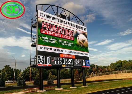 Bom preço Preço de fábrica Grande ângulo de visão Locação de tela 5500cd/M2 Estádio HD Display LED à prova d'água on-line