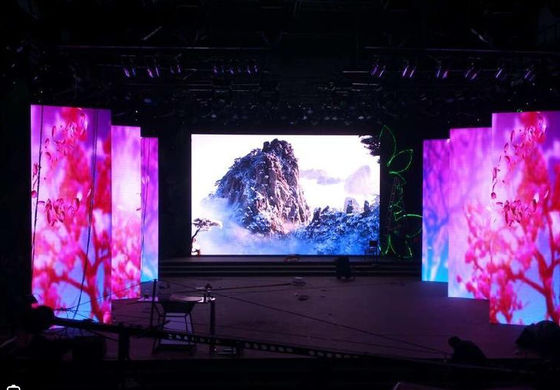 Dimensão do módulo 250*250mm e modo de condução 1/20S Display LED a cores para publicidade exterior