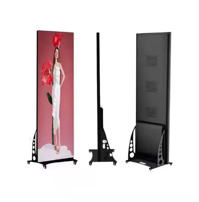Bom preço 680x2000mm Tamanho da tela Comércio LED Display Armário de alumínio Instalação fácil Manutenção Adequado para interiores ao ar livre On-line