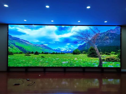 Display LED de alta definição para interiores 160000 pontos/m2 Densidade e 128*64 pontos Resolução do módulo para os requisitos do cliente