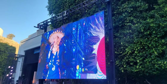 Instalação fixa de ecrã LED de cor total exterior P10 P8 P6 P5 com chip LED SMD3535 de alto brilho para tela de publicidade