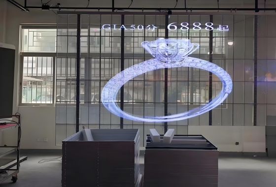 Ecrã transparente LED SMD2121 A solução perfeita para publicidade ao ar livre