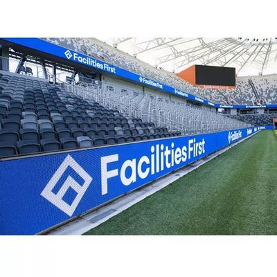 Telas personalizáveis para instalações esportivas em aço laminado a frio com relação de contraste 5000:1