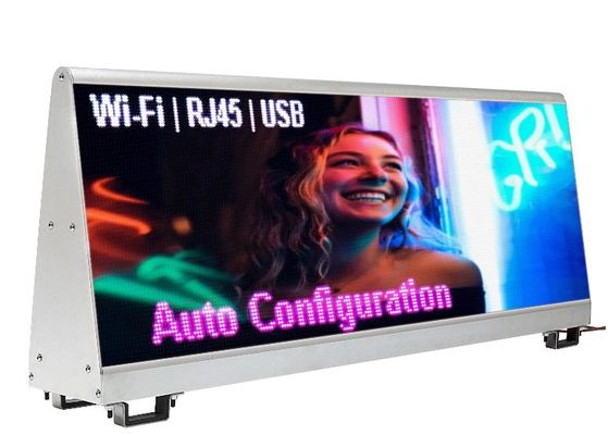Display de sinalização de LED de carro de 5 mm com tamanho 96 * 32 Cm e tensão 5V DC