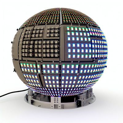 Bom preço Tela LED esférica alimentada por chip LED Epistar com certificação ISO e à prova d'água IP43 on-line