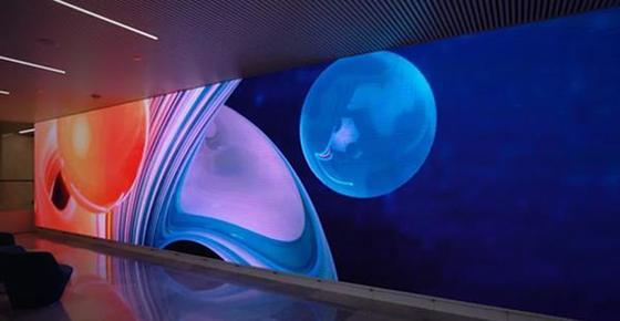 Módulo de Painel de Display LED de Alta Definição Resolução 256*128 Densidade 640000 pontos/m2 com Exibição de Resolução