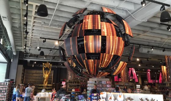 Tela LED esférica à prova d'água IP43 com função de exibição de vídeo e certificação FCC