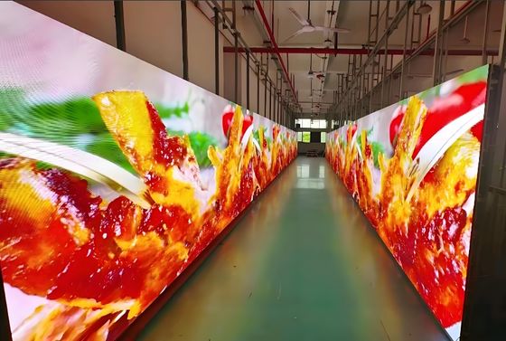 Cabinet Tamanho 600*337.5MM Glue On Board led screen