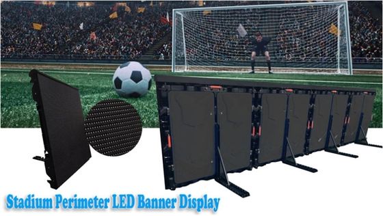 Placares de LED para Estádio Esportivo com Estrutura de Aço Laminado a Frio, Taxa de Atualização de 60Hz e Material Durável