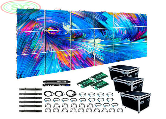 Bom preço Ecrã LED a cores inteiras para shows e eventos 640*640mm P2.5 Painel de tela de palco sem costura aluguel de vídeo parede on-line