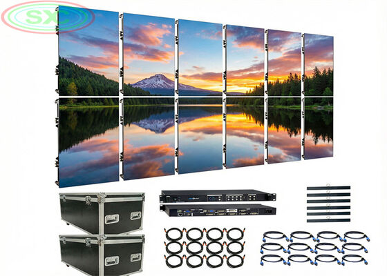 Bom preço Display LED de Aluguel para Exterior Sem Emendas P6 à Prova d'Água IP65 Alto Brilho Acima de 6000 Cd/M² Adequado para Shows e Eventos on-line