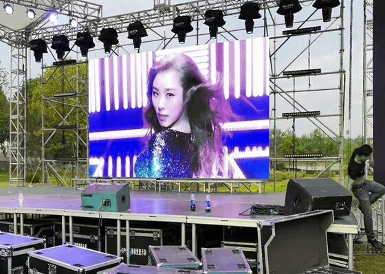 Bom preço P3.91 P4.81 Tela LED de aluguer ao ar livre para concerto de palco 500x500mm com taxa de atualização de 3840 on-line