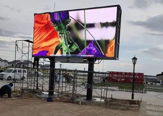 Bom preço P6 Impotente Exterior LED Display Publicidade com taxa de atualização de 3840hz on-line